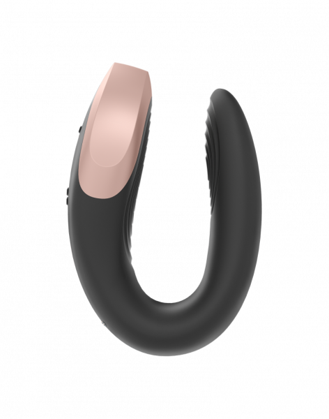 Satisfyer Double Love Luxery Partner Vibrator App Controlled and with Remote Control, black