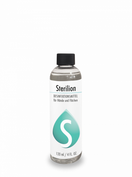 Sterilion disinfectant for hands, surface and instruments - 120 ml.