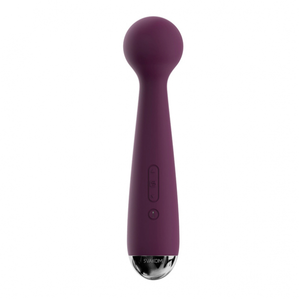 SVAKOM Emma Mini 100% Waterproof Wand Massager Vibe, purple