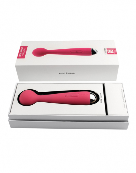 Svakom Emma Mini 100% Waterproof Wand Massager Vibe, red