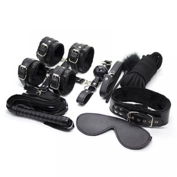 Made in Italy - Top BDSM Kit. 10 pcs., black