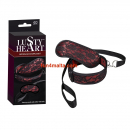 Lusty Heart - Collar + Lesh + Blindfold.