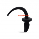 RudeRider Big Dog Tail Plug 37 x 4,7 cm Black Silicone