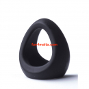 Rude Rider Waterdrop Silicon Ring to stay hard, black