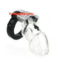 Adjustable chastity cage 10 x 3.5cm, clear
