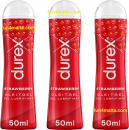 Durex Strawberry Lube 3 x 50 ml.