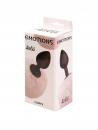 Lola Emotions: White Fluffy with a Black Silicone Plug
