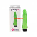 Loving Joy 7 inch Glowing in the Dark Vibrator , green