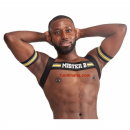 Mr. B Elastic Harness, black and yellow -Price Cut-