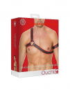 Ouch Gladiator Harness - One size, red