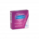 Pasante Intensity ribs and dots condoms 03 pcs.