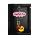 Secret Play Peach & Sparkling Wine Massage Oil - 5 Sachets
