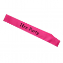 Hen Party Shoulder Strap, pink