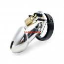 Silver Chastity Cage Size: S
