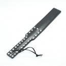 Spank paddle with studs, black